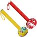 Manual Massage Hammer Colorful home body massage hammer long hand-held wormwood massage hammer for back pain to relieve back pain (color: 2pcs a size: 26cm) 26cm 2PCs A