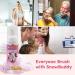 Kids Strawberry Foam Toothpaste - Low-Fluoride Anti-Cavity Formula for U-Shape Toothbrush, 45ml - Buy Online on GoSupps.com
