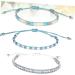 VALICLUD 6 Pcs 1 Bohemia Style Bracelets Bohemian Style Bracelets Womens Bracelets Handmade Bracelets Bohemian Bangles Strand Bracelet Anklets for Women Miss Three Piece Suit Beads 6 6cm Blue - Buy Online on GoSupps.com