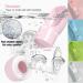 MAOCG Dog Water Bottle with Food Container - Multifunctional & Portable Dispenser for Walking - Combo Cup for Drinking & Eating - Pink - Buy Online on GoSupps.com