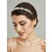 SWEETV Silver Crystal Tiara Headband for Bride | Wedding Pearl Headpieces for Women - Perfect for Prom & Party - Buy Online on GoSupps.com