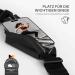 Moex Easy Bag for Samsung Galaxy S23 Ultra | Waterproof Running Belt & Jogging Cell Phone Bag - Black - Buy Online on GoSupps.com