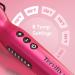 Terviiix Bubble Wand Curling Iron - Tourmaline Ceramic Spiral Curling Wand for Long-Lasting Curls & Waves, Dual Voltage, Pink - with Clamp and Glove - Buy Online on GoSupps.com
