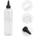Lurrose 4 x 500ml Hair Color Bottles - Refillable Applicator with Measurement Scale for Perfect Hair Dyeing | Ideal Coloring Tool for Permanent Wave & Oil Salon - Buy Online on GoSupps.com