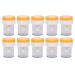 MINGZHE 10 Pack Manual Contact Lens Washer Portable Professional Soaking Case in Orange for Safe Eye Care - Buy Online on GoSupps.com