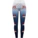 Jiqing Winter Lamb Plush Jogging Pants | High Waist Thermolggings | Thickened Opaque Leggings for Winter Running | Sky Blue - Buy Online on GoSupps.com