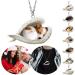 EirzngxQ Sleeping Dog Necklace - Cute Angel Design | Perfect Gifts for Dog Lovers | Unique Pet Jewelry - Buy Online on GoSupps.com