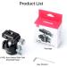 ULANZI U-80L Tripod Ball Head with Quick Release Plate & Cold Shoe - 360 Rotating Camera Mount for DSLR Camera, 22lbs Load Capacity - Buy Online on GoSupps.com