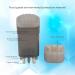 VINGVO Hair Oil Applicator - 8ml Transparent Scalp Roller Bottle & Comb for Effortless Hair Care | International Shipping Available - Buy Online on GoSupps.com
