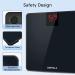 LOFTILLA Smart Scale for Body Weight and BMI - 400 lb Capacity Digital Bathroom Scale with Bluetooth App - Black - Buy Online on GoSupps.com
