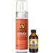 Sunny Isle Jamaican Black Castor Oil Mousse Wrap Set Twist 7oz and Extra Dark Jamaican Black Castor Oil 2oz Bundle | Excellent Hold  Luxurious Shine | Hair Growth | Moisturizes with Frizz Control