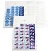 Monthly Pill Organizer Cold Seal Medication Blister Cards – DIY Pharmacy Pill Packaging for Medication, Disposable, Easy to Use, Just Fill and Seal (31 Day-6 Packs) 6 Count (Pack of 1)