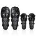 Gute Knee Pads Elbow Pads 4Pcs - 2 in 1 Protective Elbow Guard/Knee and Shin Guards, Motorcycle Gear Set with Adjustable Knee Cap Pads Protector for Motocross ATV Skating Elbow + Knee, Black