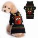 Petcare dog sweater Christmas dog turtleneck sweater Christmas pattern knitwear warm pet sweater for dog puppies party Puppy gift for dog black moose xs
