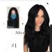 Vivien Black Clip-In Extensions - Real Remy Hair 55cm 135g - Full Head 7PCS 22 Inch #1 - Naturally Beautiful Hair - Buy Online on GoSupps.com