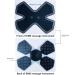 Wireless Slimming Belt | Adjustable Abdominal Massage Patches for Weight Loss & Pressure Relief | Hot Belts for Men & Women - Buy Online on GoSupps.com