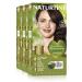 Natureint Biobased |Hair color oohne ammoniak |4W radiant dark brown |High proportion of natural ingredients3 pack |510 ml 4W.Radiant dark brown 170 ml (3 pack)