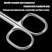 Cuticle Scissors Stainless Steel Small Manicure Scissors Nail Scissors for Women Professional Nail Scissors for Trimming Eyebrows Nose Hair Finger & Toe Nail Care - Buy Online on GoSupps.com