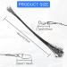 Durantey 30-Piece Steel Leader Fishing Wire - Coated 50cm Pike Fishing Lines for Superior Performance - Buy Online on GoSupps.com