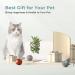 Cheerble Smart Interactive Cat Toy | 3 Modes | Automatic Moving Bouncing Rolling Ball | Indoor Cat Kitten Birthday Gift | Self Rotating with Lights and Bell | USB Rechargeable - Green - Buy Online on GoSupps.com