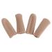 FRCOLOR S Toe Sleeves 2pairs Cm Caps Sports Hammertoes Lined Calluses Cuttable Complexion Fingers Toe Outdoor for Tube Caps Tubes Pads Protector Gloves Covers Cap Nylon Protectors Size Silicone