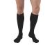 JOBST Relief Knee High Graduated Compression Socks 30-40 mmHg - Comfortable Unisex Design - Closed Toe Black Petite Large Full Calf