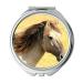YENDOSTEEN Mirror makeup mirror animal horse mammal pocket mirror portable mirror