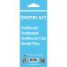 POTTY PACK Dental Kit - Portable Single-Use Dental Kit with Travel Toothbrush, Toothpaste, Floss, and Toothpicks - 1 Unit - Buy Online on GoSupps.com