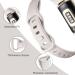 Maledan 3 Pack Bands for Fitbit Charge 5 - Soft Waterproof Replacement Wristbands for Women Men in Black/Gray/White - Buy Online on GoSupps.com