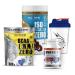 Dry Muscle Pack Advanced Protein Creatine Kit Iso Zero 100% Whey + BCAA 8.1.1 Zero + Creatine ProZero + Turbo Testo + Shaker 400 ml Eric Favre
