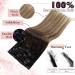 Easyouth Remy Clip in Hair Extensions - 20 Inch 70g 5Pcs Double Weft Ombre Human Hair Extensions - Buy Online on GoSupps.com