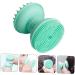 Ipetboom 1pc Three-in-one Bath Brush Face Scrubbers Face Exfoliator Brush Pore Scrubber Makeup Brushed Cleansing Shampoo Bath Scrubber for Body Scalp Shampoo Face Brush Triple Silica Gel 8.6x7cm Green - Buy Online on GoSupps.com