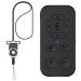  Zttopo TikTok Scrolling Remote Control for iPhone and Android Smartphone, Bluetooth Page Turner for Kindle App, Camera Photo and Video Clicker for iPhone, and Samsung Neck Strap Include. 
