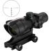 CRUSHUNT 4x32 Scope with Red Chevron Fiber Reticle - Glass Etched, Real Optics - Buy Online on GoSupps.com