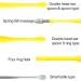 Ear Wax Removal Kit 7 Pcs Ear Pick Earwax Removal Tool Ear Cleansing Tool Set Stainless Steel Ear Wax Remover with Storage Box Reusable Ear Curette Wax Removal Set for Children & Adults Yellow - Buy Online on GoSupps.com