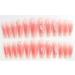 Long Fake Nail Full Cover with Glue Detachable Blush Pink Flowers Press on Nails 24 Pieces Finger Nail Art Tips for Nail Salons and Women DIY Nail Art - Buy Online on GoSupps.com