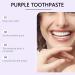 Purple Toothpaste - Cleans Teeth Surfaces Reduces Deposits Prevents Tartar Buildup Maintains Fresh Oral Keeps Teeth Bright & Clean(1pcs) 1 Count (Pack of 1) - Buy Online on GoSupps.com