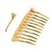 12 pieces metal hair clips steel duck beak hair clips professional hair clips for women hair clips for styling for women girls and hairdressers (gold)