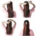 Acrylic Hair Claw Clips - 4 Solid Color Set for Women | Stable Hair Clips in Beige & Black - Shop Internationally - Buy Online on GoSupps.com
