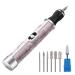1 set nail file hardware nail file electric nail file 4 speeds electric nail file professional manicure tool toenail sharpener kit smooth file for nail polishing 1pc(pink)