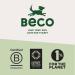 Beco Cat Bowl - Eco Friendly and Dishwasher Safe Bamboo Food and Water Bowl - Natural Natural 1 Count (Pack of 1) - Buy Online on GoSupps.com