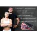 Set of 6 Workout Headbands for Men & Women in Black, Red, White Tie Dye and USA Flag - Wide Elastic Sport Sweatbands for Working Out - Buy Online on GoSupps.com