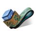KONLLEN Leather Engraved Chalk Holder Magnetic Vegetable Tanned Leather Pool Cue Snooker Silent Billiard Accessories Blue