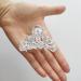 Silver Vintage Rhinestone Hair Claw with Crystal Flowers - Stylish Hair Accessories for Women and Girls - Buy Online on GoSupps.com