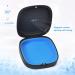 Gaboolo 2 Pack Retainer Case Slim Aligner Case with Vent Holes Removable Inner Tray Silicone for Easy Cleaning (2Pack Black Blue) - Buy Online on GoSupps.com