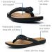 Footlogics Zullaz Xanthe Orthotic Flip Flops - Pewter, Size 8 | Stylish & Elegant Women's Sandals with Arch Support - Buy Online on GoSupps.com