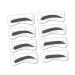 FOMIYES 32 Pairs 8 Eyeshadow Eye Shadows Kits Eyebrow Makeup Tools Suite Eyebrow Marks Eyebrow Trimming