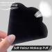 Velvet Triangle Powder Puff Set of 4 - Ideal for Traveling, Enhances Under Eye Area, Smooth Makeup Application - Black - Buy Online on GoSupps.com