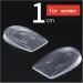 Silicone Gel Height Increase Insoles for Women - 1cm Heel Lifting Inserts for Comfort & Style - Buy Online on GoSupps.com