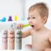 Nizirioo 4-Piece Portable Toothbrush Cup Set | Travel Toothbrushes for Camping & Home | Multi-Color (White Green Pink) - Buy Online on GoSupps.com